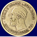 -2- 1 krone 1895, kv. god 1 - NM44 / Numisma Mynthandel A/S: kr.  700,-
