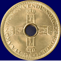 -15- 1 krone 1949, kv. 0 - NM33. / Numisma Mynthandel A/S: kr.  150,-
