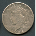 -19- 1 dollar 1922 S(2), kv. god 1. / Numisma Mynthandel A/S: kr.  122,-