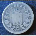 1 kr. 1879  * Kv. 1- * Katv. kr. 1300 ** - Bilder er mynten du fr. Vurder ogs fra bilder. / Tore Rimstad: kr.  1,-