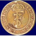 -16- 2 mark 1663, kv. 1/1+ - NM158B, NMD163B, S27. Frederik 3. / Numisma Mynthandel A/S: kr.  4500,-