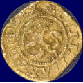 -18- 1 skilling 1675, kv. 1+ - NM148, NMD159, S25. Christian 5. / Numisma Mynthandel A/S: kr.  1000,-