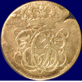 -22- 2 skilling 1698, kv. 1, stempelsprekk. - NM241, NMD241, S4, H76. Christian 5. / Numisma Mynthandel A/S: kr.  300,-