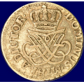 -4- 8 skilling 1727, kv. 1+ - NMD39, H17. S1. Frederik 4. / Numisma Mynthandel A/S: kr.  1400,-