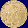 -6- 4 mark/krone 1723, kv. 01 - NM3, NMD5, S3. Frederik 4. / Numisma Mynthandel A/S: kr.  8000,-