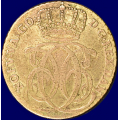 -9- 24 skilling 1740, kv. 1+ - NM9, NMD11, S4. Christian 6. / Numisma Mynthandel A/S: kr.  1000,-
