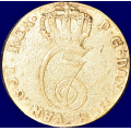 -21- 8 skilling 1779, kv. 1/1+, anhengsspor. - NM48, NMD49, S4. Christian 7. / Numisma Mynthandel A/S: kr.  105,-