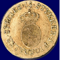 -22- 8 skilling 1797, kv. 1+ - NM67, NMD68, S15. Christian 7. / Numisma Mynthandel A/S: kr.  500,-