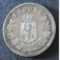 1 kr. 1904 Kv. 1+/01 Katv. kr. 3800 **God rgang** - Bilder er mynten du fr. Setter kv. 1+/01. Mulig kv. 01 ?? Vurder ogs fra bilder. / Tore Rimstad: kr.  315,-