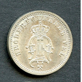 -10- 10 re 1882, kv. 1+/01 / Numisma Mynthandel A/S: kr.  9,-