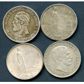 -22- Lot 4 stk 2 kr(2), VK - By etter bilder. / Numisma Mynthandel A/S: kr.  16,-