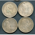 -23- Lot 4 stk 2 kr(3), VK - By etter bilder. / Numisma Mynthandel A/S: kr.  780,-