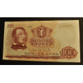 100 kr. 1964 C  * Kv. 0/01 ** Katv. kr. 850 ** - Bilder er sedellen du fr. Vurder ogs fra bilder. / Tore Rimstad: kr.  210,-