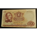100 kr. 1977 K  * Kv.1+/01 * Katv. kr. 370 ** - Bilder er sedellen du fr. Vurder ogs fra bilder. / Tore Rimstad: kr.  48,-