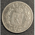 12 skilling 1845 * Kv. 1+ * Katv. kr. 700 ** - Bilder er mynten du fr. Vurder ogs fra bilder. / Tore Rimstad: kr.  3,-