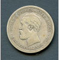 -6- 1 kr 1889, kv. 1, fl. / Numisma Mynthandel A/S: kr.  307,-