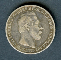 -21- 24 skilling 1865, kv. 1/1+, riss. / Numisma Mynthandel A/S: kr.  1428,-