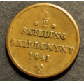 1/2 skilling 1841 med * stjerne mellom hammersk. - Bilder er myntene. kv. 1+ . Katv. kr. 425. Vurder ogs fra bilder. / Tore Rimstad: kr.  1,-