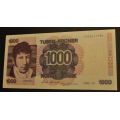 1000 kr. 1990 * Kv. 0  * Katv. kr. 2400 ** - Bilder er sedellen du fr. Pen kv.0 * Vurder ogs fra bilder. IKKE SALR. / Tore Rimstad: kr.  1700,-