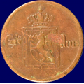 -4- 1/2 skilling 1841, kv. 1/1+, ripe - Ex. Auction.no (Numisma). / Numisma Mynthandel A/S: kr.  53,-
