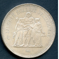 -5- Frankrike 50 Fr. 1976, 0/01. / Numisma Mynthandel A/S: NOK  1,-
