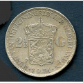 -9- Nederland 2,5 Gulden 1931, kv. 1, kh. / Numisma Mynthandel A/S: NOK  1,-