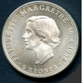 -22- Danmark 2 kr 1958, kv. 0/01. - Nr 0. / Numisma Mynthandel A/S: NOK  1,-