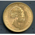 -29- Sverige 20 kr 1887, kv. 01. / Numisma Mynthandel A/S: NOK  1050,-