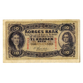 -7- 10 kroner 1933 T, kv. 1 - TO938688. / Numisma Mynthandel A/S: kr.  109,-