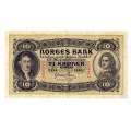-8- 10 kroner 1935 U, kv. 1/1+ - U3426371. / Numisma Mynthandel A/S: kr.  115,-