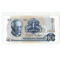 -16- 10 kroner 1979 HO, kv. 0 - HO0113918. Medflger lapp fra BMS. / Numisma Mynthandel A/S: kr.  53,-