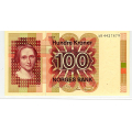 -73- 100 kroner 1981 AH, kv. 0/01 - AH4427879. / Numisma Mynthandel A/S: kr.  78,-
