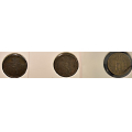 -3- Lott 3 stk. 1 re 1899, 1902, 1908, VK - NM116, 1899, kv. 1+ NM121, 1902, kv. 1+/01 NM222, 1908, kv. 1+ / Numisma Mynthandel A/S: kr.  53,-