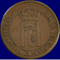 -6- 2 øre 1915, kv. 1+ - NM187 / Numisma Mynthandel A/S: kr.  60,-