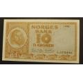 10 kr.1958 L * Kv. 0* Katv. kr. 620 ** - Bilder er sedellen du fr. Dette er en av to sedler i nr.  rekkeflge.(bilde 3).  Den andre legges ogs ut og er i kv. 0-. Vurder fra bilder. IKKE SALR. / Tore Rimstad: NOK  420,-