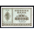 -14- 1 kr 1949M, kv. 0- - M7401396 / Numisma Mynthandel A/S: kr.  250,-