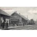 Sandnes Jernbanestation. Alstrup 2046. Ubr. Kval 1-2. / Knut J. Myrvang: NOK  75,-