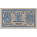 -16- 5 kroner 1951 H, kv. 0 - H.0099903. Signatur: Erik Thorp. Ex: Numisma Mynthandel, 02/05 / Numisma Mynthandel A/S: kr.  527,-