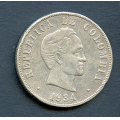 -29- Colombia 50 Centavos 1934(2), kv. 1/1+ - Renset. / Numisma Mynthandel A/S: NOK  100,-