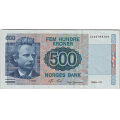 -16- 500 kr. 1996-VI, kv. 1/1- / Numisma Mynthandel A/S: kr.  291,-