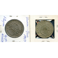 -29- Lott 2 stk Port. India, Rupee 1947,-52. - VK. By etter bilder. / Numisma Mynthandel A/S: kr.  188,-