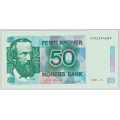 -12- 50 kroner 1986-VI, kv. 0 / Numisma Mynthandel A/S: kr.  27,-