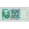 -14- 50 kroner 1993-VI, kv. 0/01 / Numisma Mynthandel A/S: kr.  1,-
