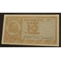 10 kr. 1973 N * Kv. 1+. - Bilder er sedellen du f�r. Antydning til �rliten brettrift. Vurder fra bilder. IKKE SAL�R. / Tore Rimstad: NOK  15,-