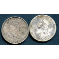 -17- Lot 1 kr 1914, 1885, kv. 1 og 2 / Numisma Mynthandel A/S: kr.  1,-
