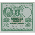 -18- 50 kroner 1960D, kv. 1+ / Numisma Mynthandel A/S: NOK  2,-