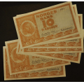 10 kr. 1971 X  * Erstatning. *kv. 0-* Katv. kr. 650* - Bilder er sedlene. Pris KJ�P N� er 1 (en) sedell. Du velger antall. IKKE SAL�R. / Tore Rimstad: kr.  380,-