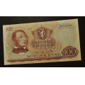 100 kr. 1963 B * Kv. 0/01 * Katv. kr. 850 ** - Bilder er seddelen du f�r. Pen. Vurder ogs� fra bilder. / Tore Rimstad: NOK  152,-