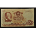 100 kr. 1964 C * Kv. 0/01 * Katv. kr. 850 ** - Bilder er seddelen du f�r. Pen. Ingen bretter. Vurder ogs� fra bilder. / Tore Rimstad: kr.  105,-