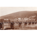Faaberg bro. Privatkort med g�rder i bakgr. St.Faaberg-12. Kv.2. - Julemerke fors�kt fjernet. / Knut J. Myrvang: NOK  40,-